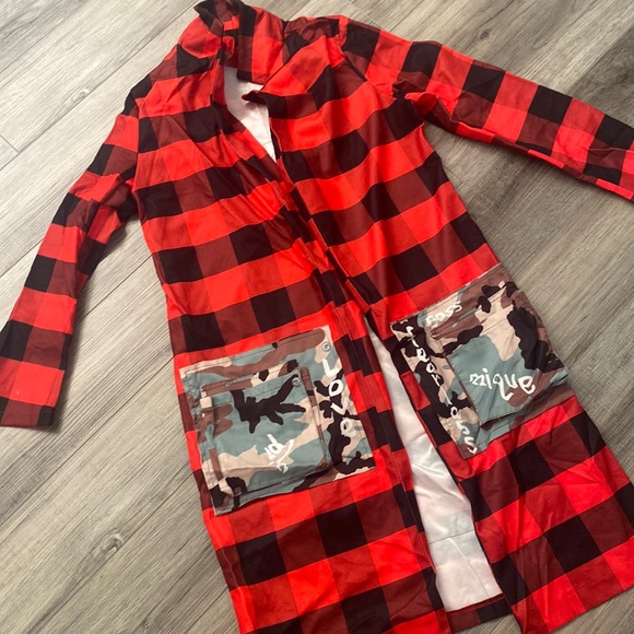 Jackets & Blazers - PLAID TRENCH COAT ❤️